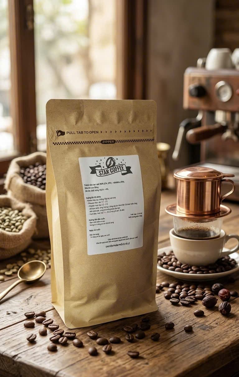 Roasted Coffee Beans 500g image 1